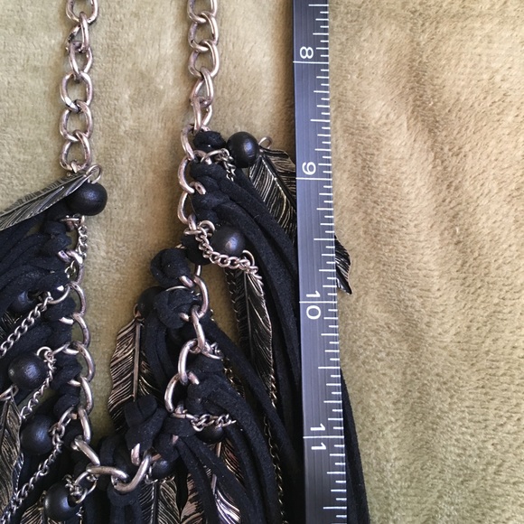 Leaf Charm 2 Piece Detachable Layering Necklace - Picture 6 of 6